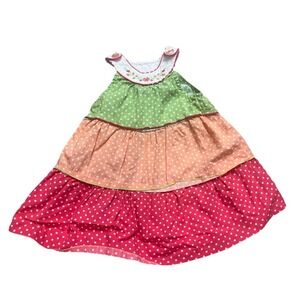 Baby Togs Polka Dot‎ Tiered Dress Size 3-6 Months